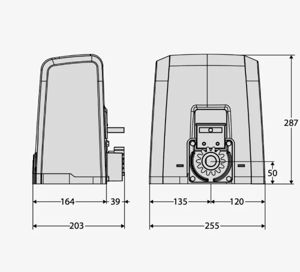 ⁦DEIMOS ULTRA BT A600 مجموعة بوابة آلية بتقنية البلوتوث - 24V 600KG⁩ - الصورة ⁦2⁩
