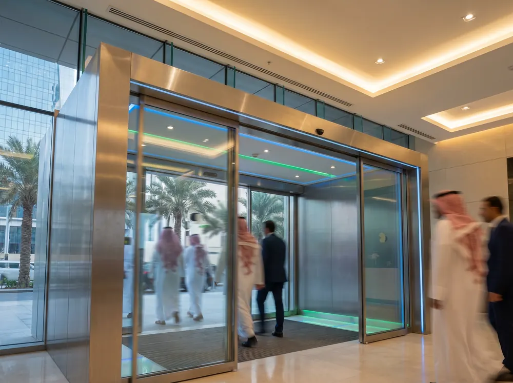 مشروع مدخل تجاري أوتوماتيكي